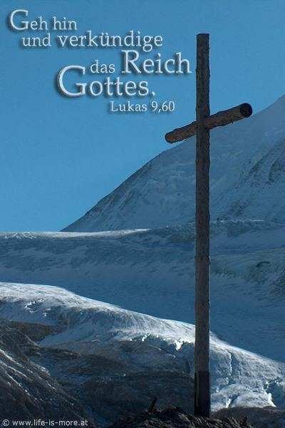 Geh hin und verkündige das Reich Gottes. Lukas 9,60 - Bildquelle: pixelio.de