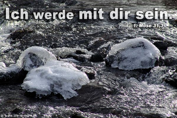 Ich werde mir dir sein. 1.Mose 31,3 - Bildquelle: pixelio.de