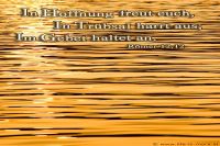 In Hoffnung freut euch, in Trübsal harrt aus; im Gebet haltet an. (Römer 12,12)