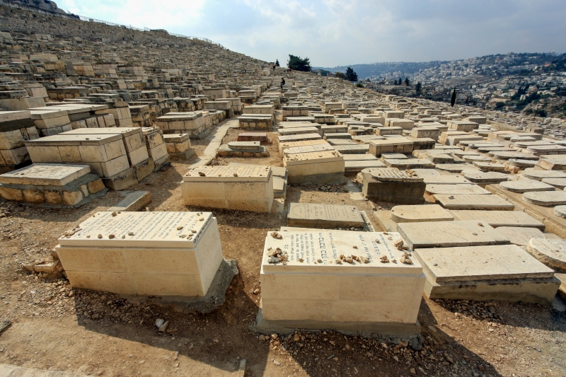 Friedhof in Jerusalem - Friedhof, Bestattung, Grab, Gräber, Stein, Jerusalem, Begräbnisplatz, Gottesacker, kostenlos, download Friedhof in Jerusalem