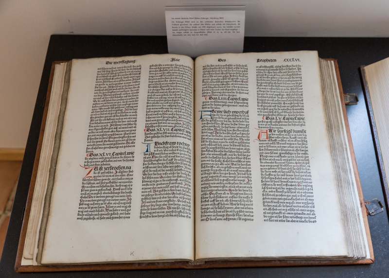 Koberger Bibel - Bibelmuseum, Bibel, Koberger, Wort Gottes, kostenlos, download Koberger Bibel