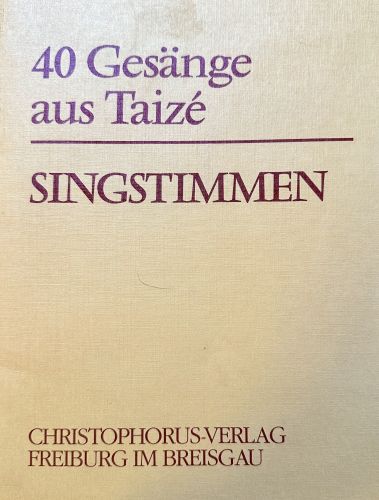 Liederbuch: 40 Gesänge aus Taizé