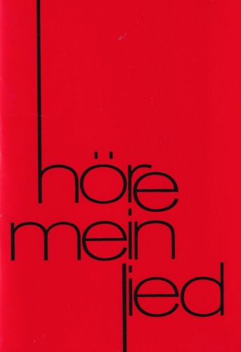 Liederbuch: höre mein lied