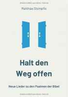 Liederbuch: Halt den Weg offen